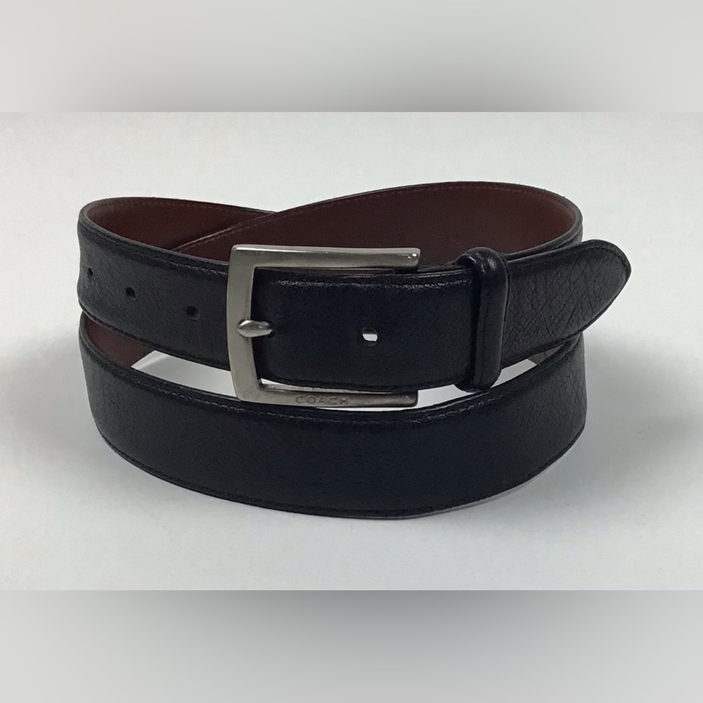 Coach 3829 leather belt size 36 black